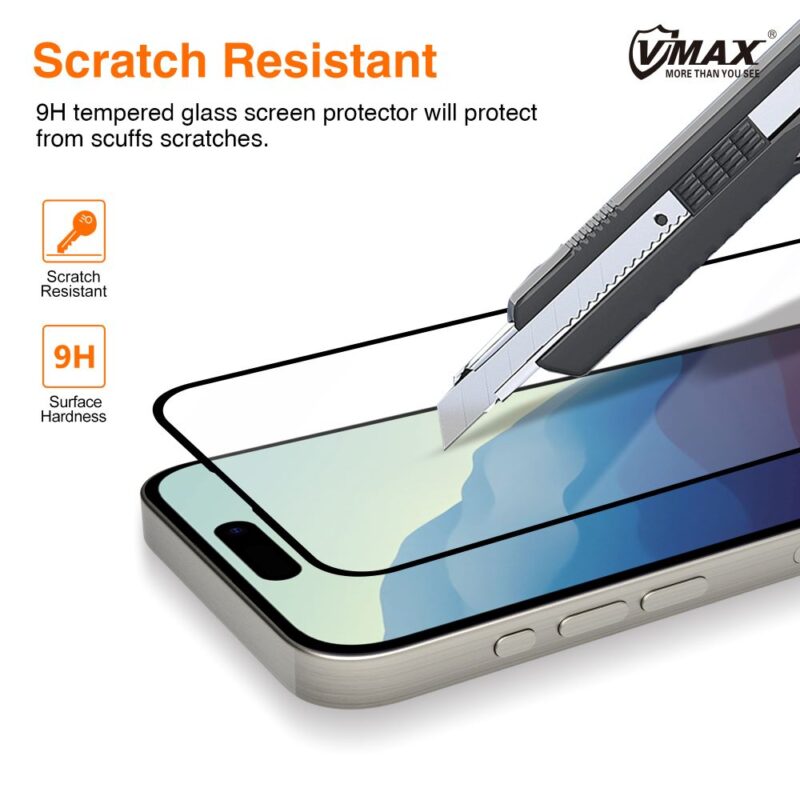 Vmax tempered glass 9D Glass for iPhone 12 / 12 Pro 6,1" - Bild 5