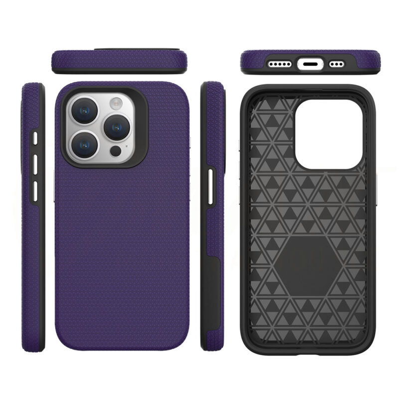 Vmax Triangle case for Samsung Galaxy A15 4G / A15 5G dark purple - Bild 5