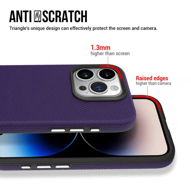 Vmax Triangle case for Samsung Galaxy A15 4G / A15 5G dark purple - Bild 8