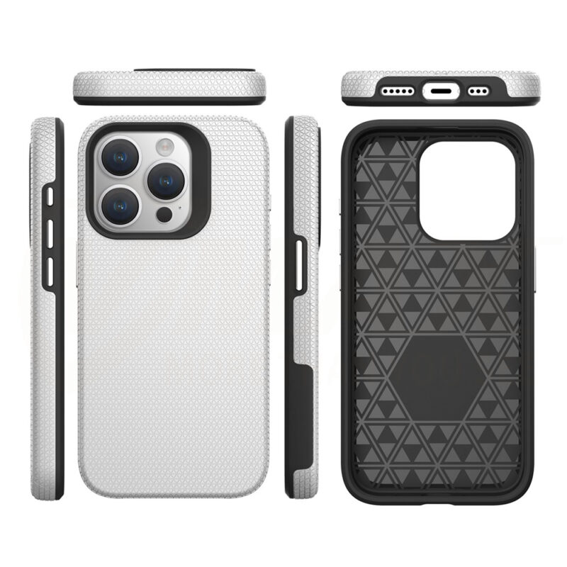 Vmax Triangle case for Samsung Galaxy S24 Plus silver - Bild 5