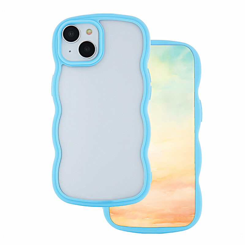 Wave case for iPhone X / XS blue