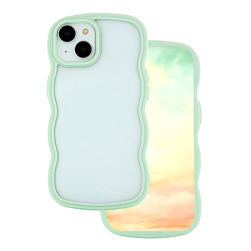 Wave case for iPhone X / XS green