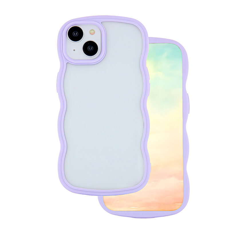 Wave case for iPhone X / XS purple