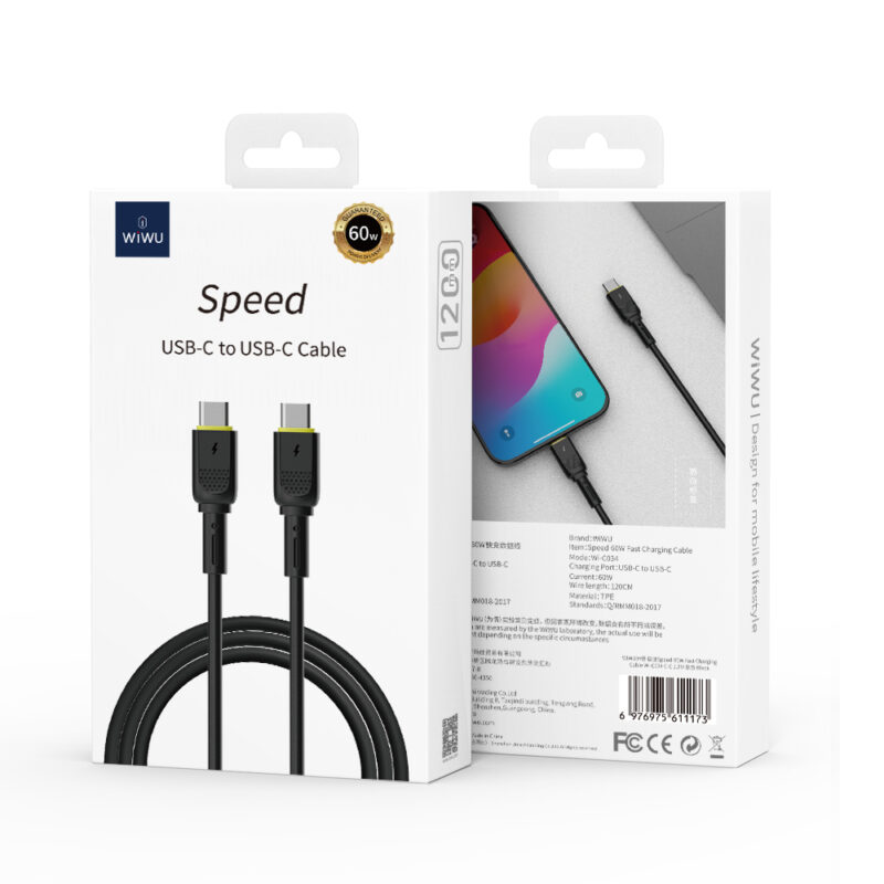 WIWU 60W Speed cable Wi-C034 C-C black - Bild 7