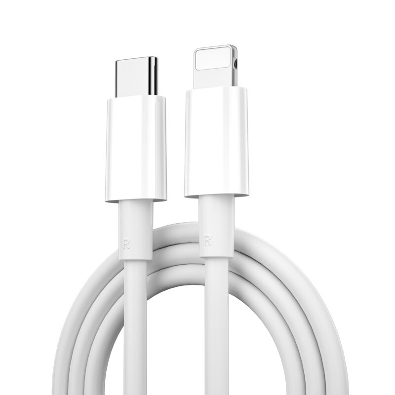 WIWU cable C008 USB-C - Lightning 1,2 m 30W white