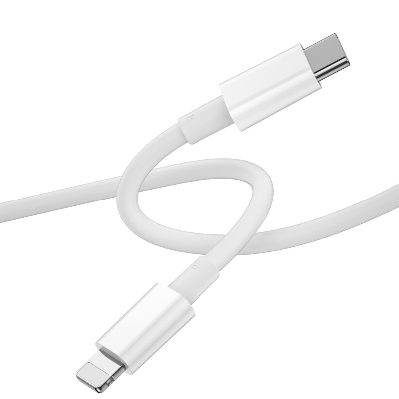 WIWU cable C008 USB-C - Lightning 1,2 m 30W white - Bild 6