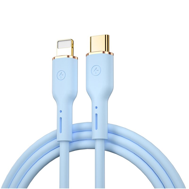 WIWU cable YQ01 USB-C - Lightning 30W 1,2m blue