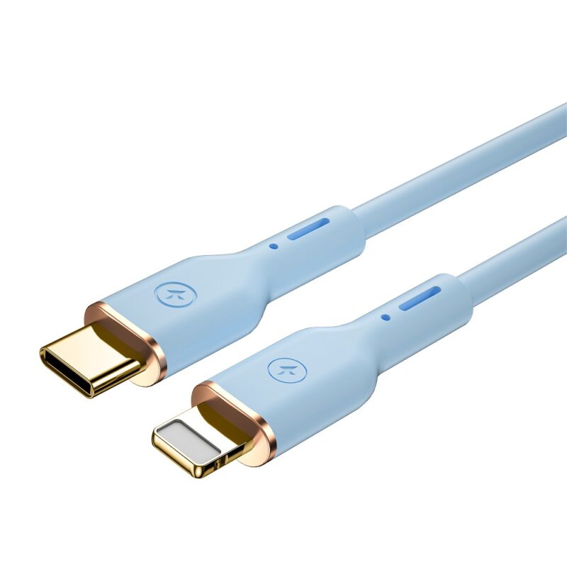 WIWU cable YQ01 USB-C - Lightning 30W 1,2m blue - Bild 5