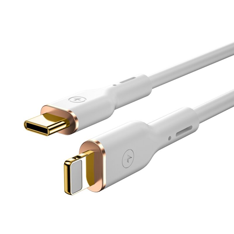 WIWU cable YQ01 USB-C - Lightning 30W 1,2m white - Bild 4