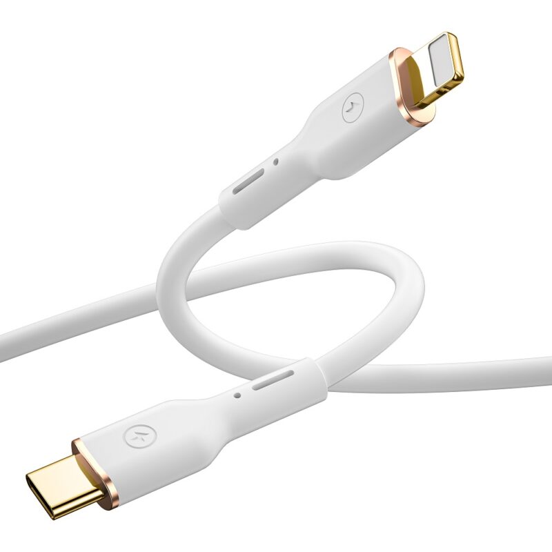 WIWU cable YQ01 USB-C - Lightning 30W 1,2m white - Bild 6