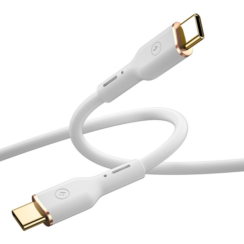 WIWU cable YQ02 USB-C - USB-C 100W 1,2m white - Bild 6