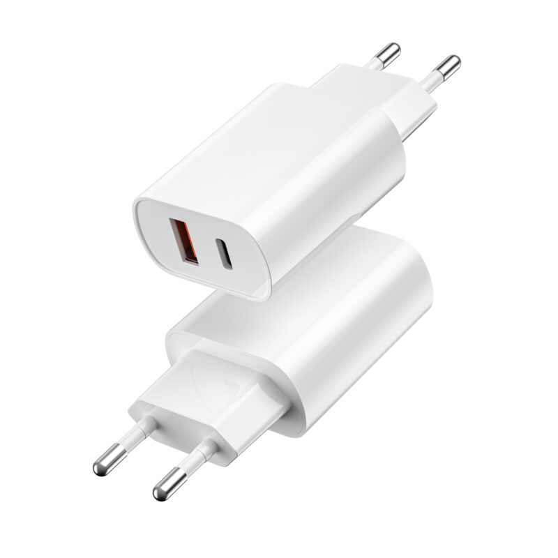 WIWU wall charger Wi-U002 PD + QC 20W 1x USB 1x USB-C white - Bild 4