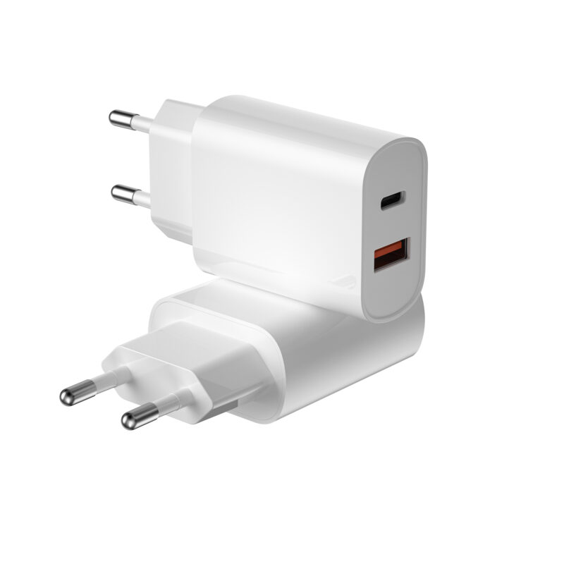 WIWU wall charger Wi-U002 PD + QC 20W 1x USB 1x USB-C white - Bild 5