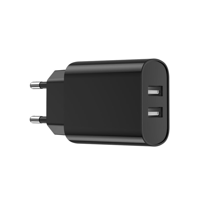 WIWU wall charger Wi-U003 2,1A 2x USB black