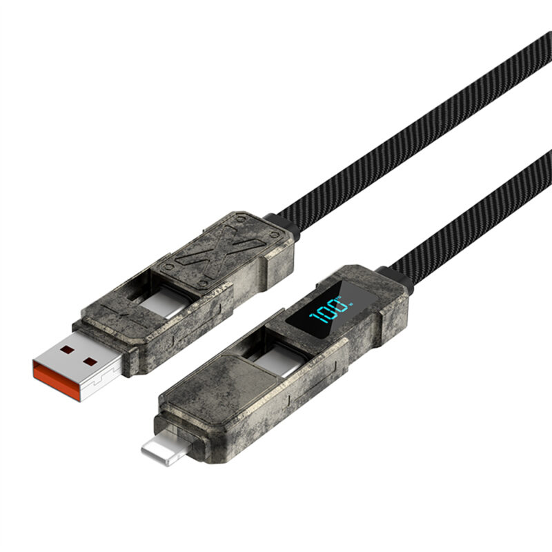 WIWU X series charging cable Wi-C039 A+C-C+L 100W, 150cm - Bild 3