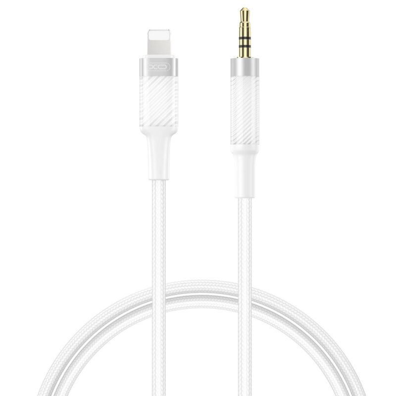 XO cable audio NB-R279A Lightning - jack 3,5mm 1,0m white