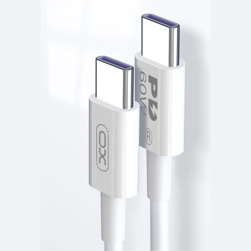 XO cable NB-Q190A PD USB-C - USB-C 1,0m 60W white - Bild 3