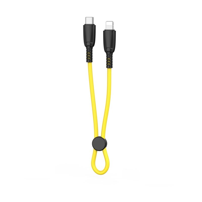 XO cable NB-Q248A PD USB-C - Lightning 0,25m 27W żółty