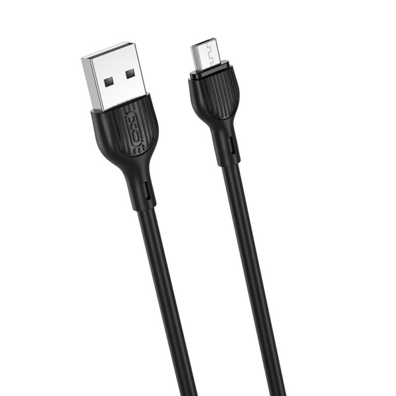 XO cable NB200 USB - microUSB 1,0m 2.1A black