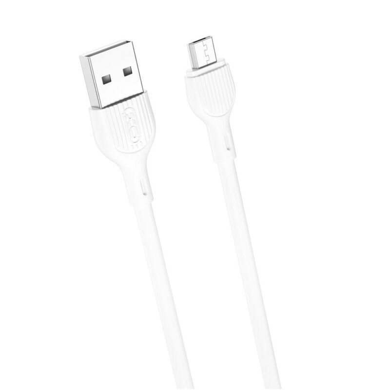 XO cable NB200 USB - microUSB 1,0m 2.1A white