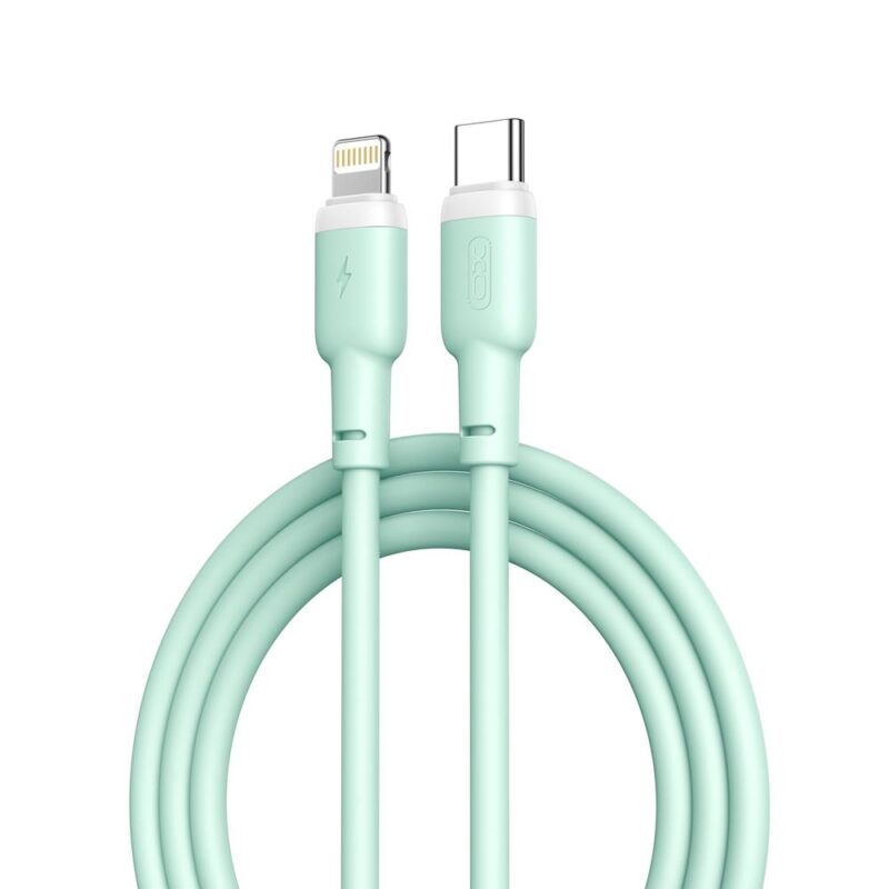 XO cable NB208A PD USB-C - Lightning 1,0m 20W green