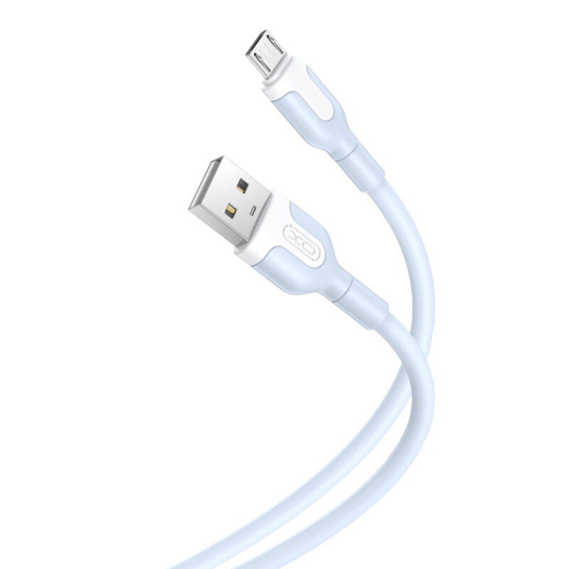 XO cable NB212 USB - microUSB 1,0 m 2,1A blue