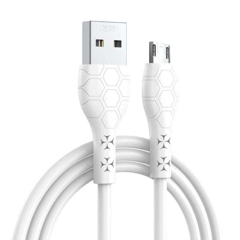 XO cable NB240 USB - microUSB 1,0m 2,4A white