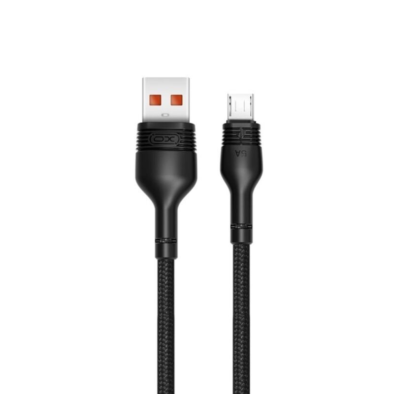 XO cable NB55 USB - microUSB 1,0 m 5A black