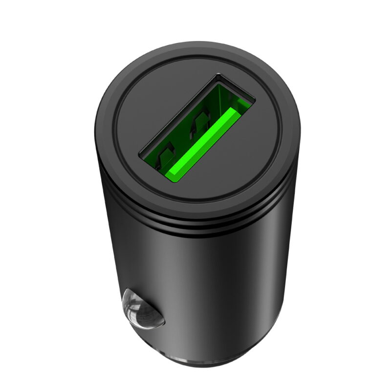 XO car charger CC39 QC 18W 1x USB black - Bild 3