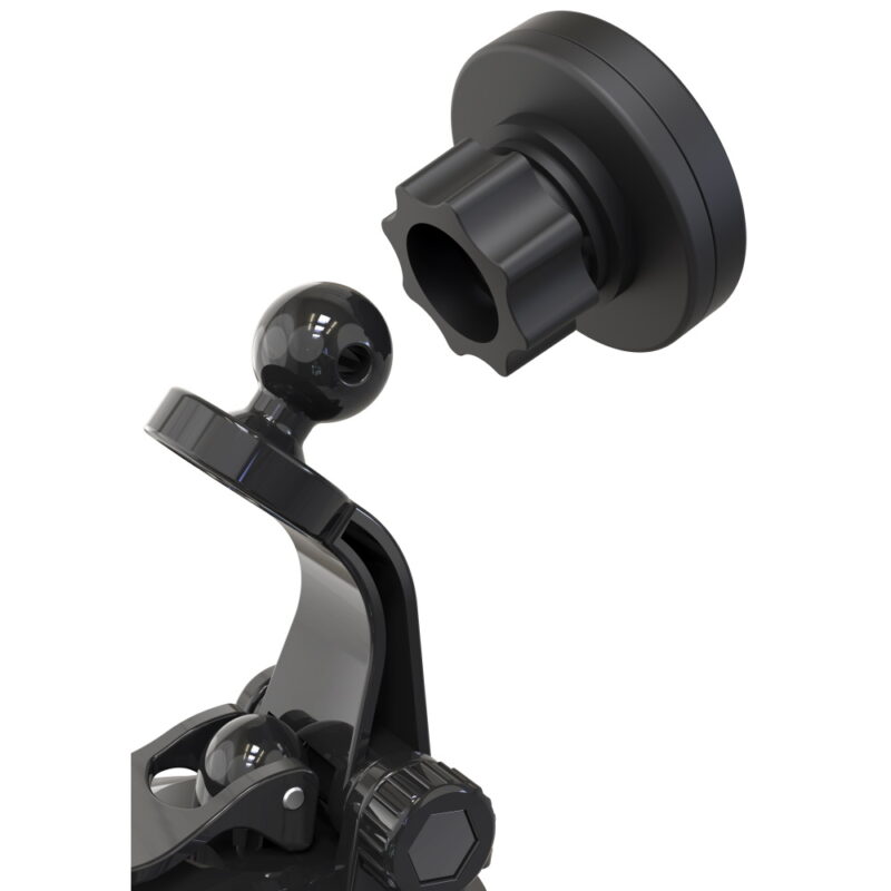 XO car holder C69 magnet black with suction cup - Bild 4