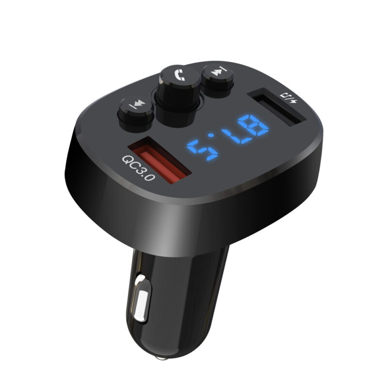 XO transmitter FM BCC03 Bluetooth MP3 car charger 18W black - Bild 3