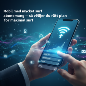 Mobil med mycket surf abonnemang s v ljer du r tt plan f r m