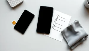 Smartphones, SIM-kort och checklista inför köp med abonnemang
