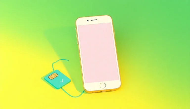 Företagsmobil kopplad till ett SIM-kort för dual SIM