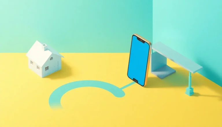 Mobiltelefon som testas på familjens vanliga platser