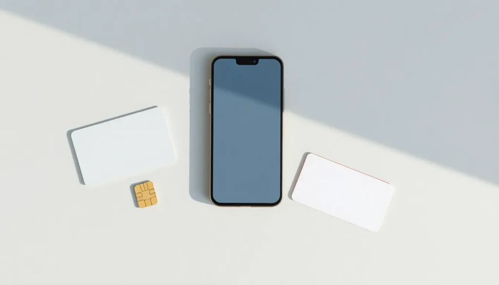 Smartphone jämförd med SIM-kort och separat betalningsalternativ