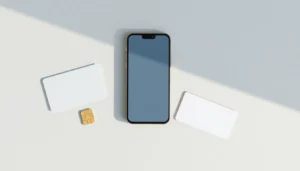 Smartphone jämförd med SIM-kort och separat betalningsalternativ
