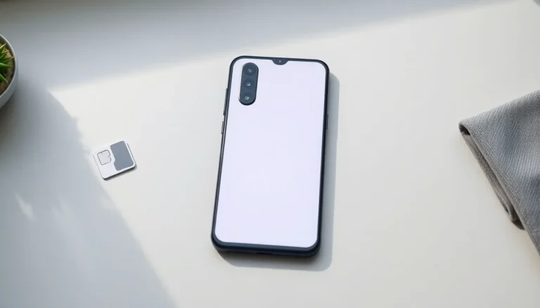 Redmi Note 14 Pro med SIM-kort inför kontroll av abonnemangserbjudande