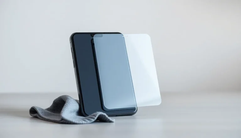 Privacy-skärmskydd visat framifrån och från sidan på en Samsung Galaxy S25 Ultra