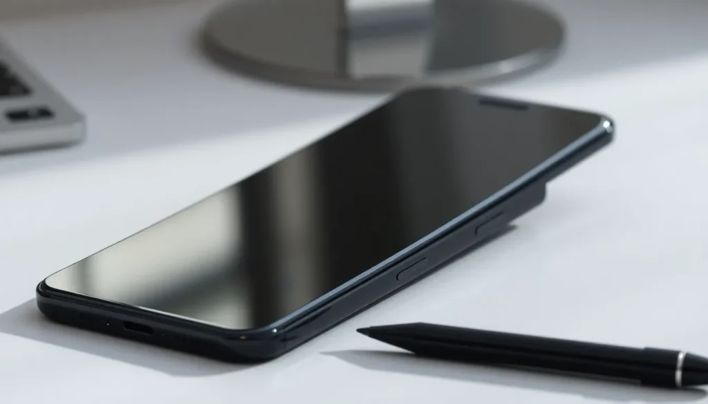 Galaxy S26 Ultra fotograferad från sidan för test av privacy-skydd