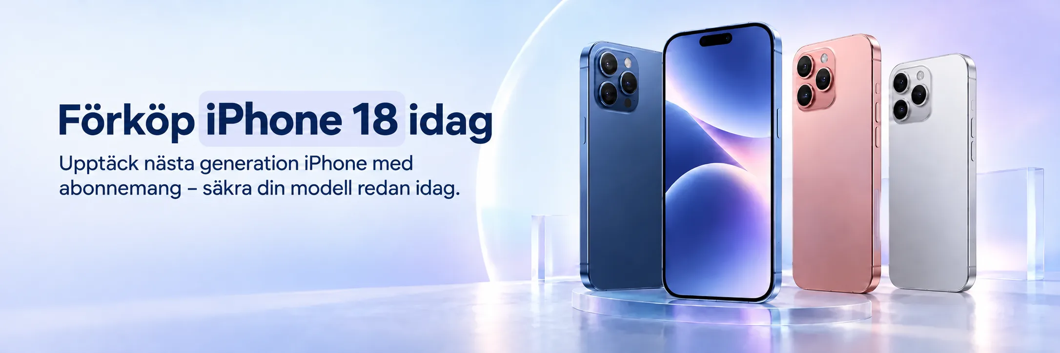 Förköp iPhone 18 idag hos Nymobil