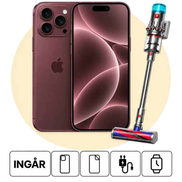 iPhone 18 Pro och Dyson V12 i Nymobils erbjudande
