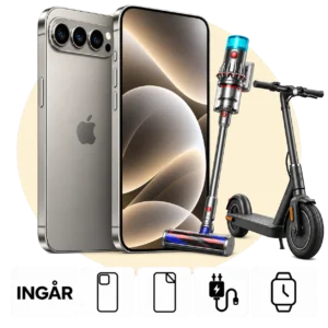 iPhone 18 Pro Max (256 GB) – Dyson V12 eller Xiaomi Scooter 5 IPhone 18 Pro Max (256 GB) – Dyson V12 eller Xiaomi Scooter