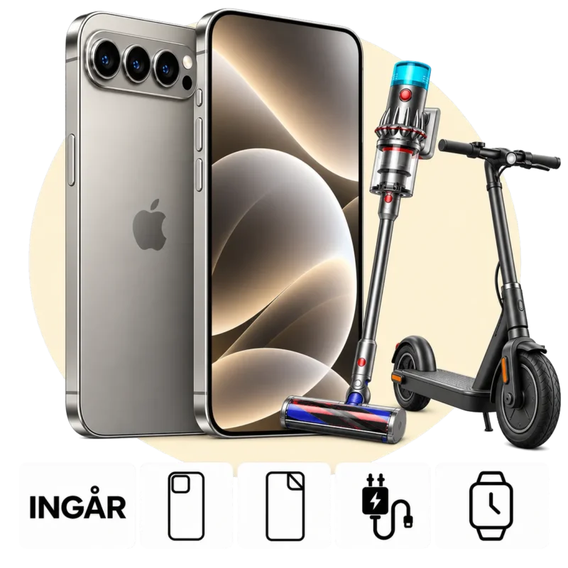iPhone 18 Pro Max (256 GB) – Dyson V12 eller Xiaomi Scooter 5 IPhone 18 Pro Max (256 GB) – Dyson V12 eller Xiaomi Scooter