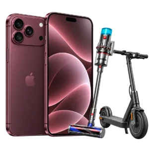 iPhone 18 Pro Max (256 GB) med valbar Dyson V12 eller Xiaomi Scooter 5