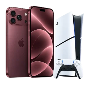 iPhone 18 Pro Max (256 GB) med PlayStation 5 Digital