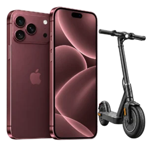 iPhone 18 Pro Max (256 GB) med Xiaomi Scooter 5