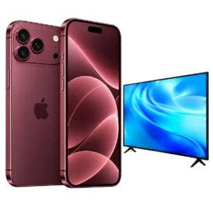 iPhone 18 Pro Max (256 GB) med Samsung TV 55 tum