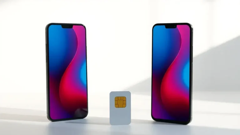 iPhone 18 Pro och Pro Max jämförda med ett SIM-kort inför val av mobilabonnemang