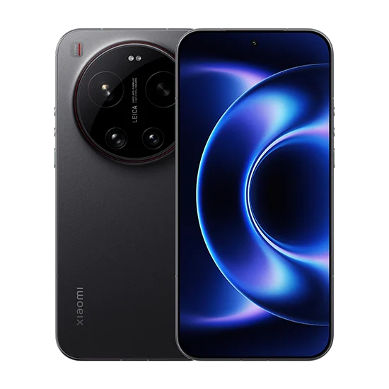 Xiaomi 17 Ultra i svart – framsida och baksida med kameramodul